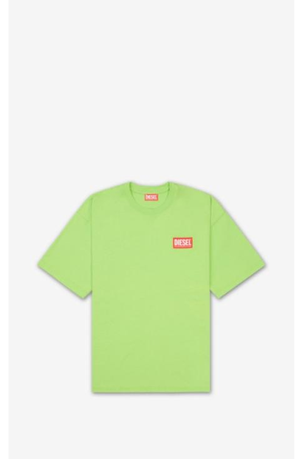 DIESEL Short Sleeve T-Shirt - Light Green