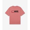 DIESEL Short Sleeve T-Shirt - Salmon - Thumbnail 1