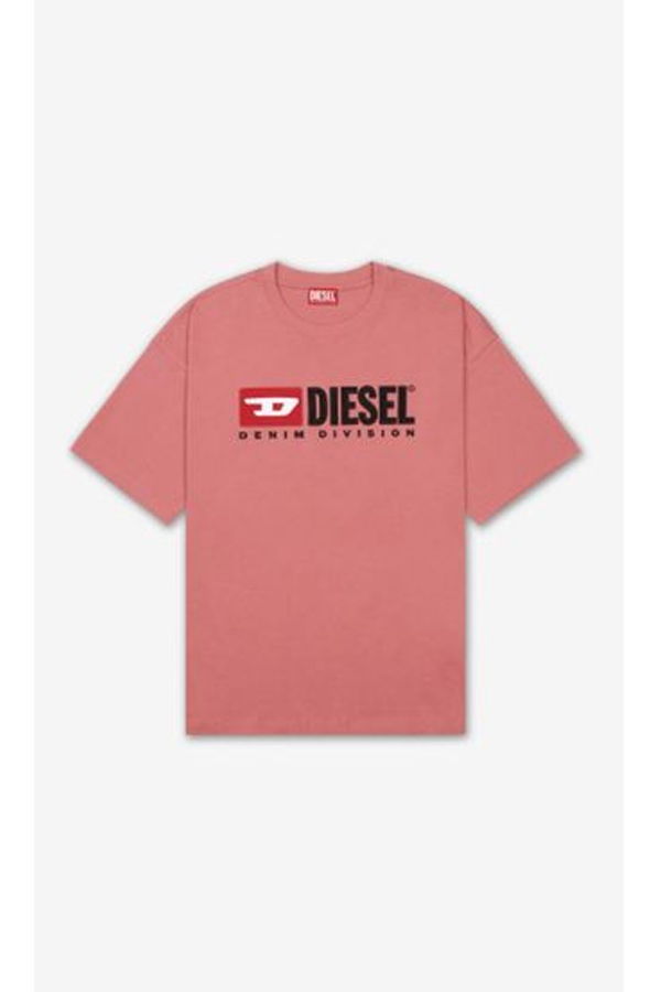 DIESEL Short Sleeve T-Shirt - Salmon
