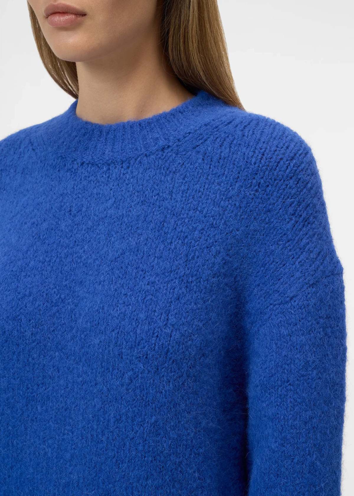 Closed Crew Neck Sweater - Blue - Image 3 of 8