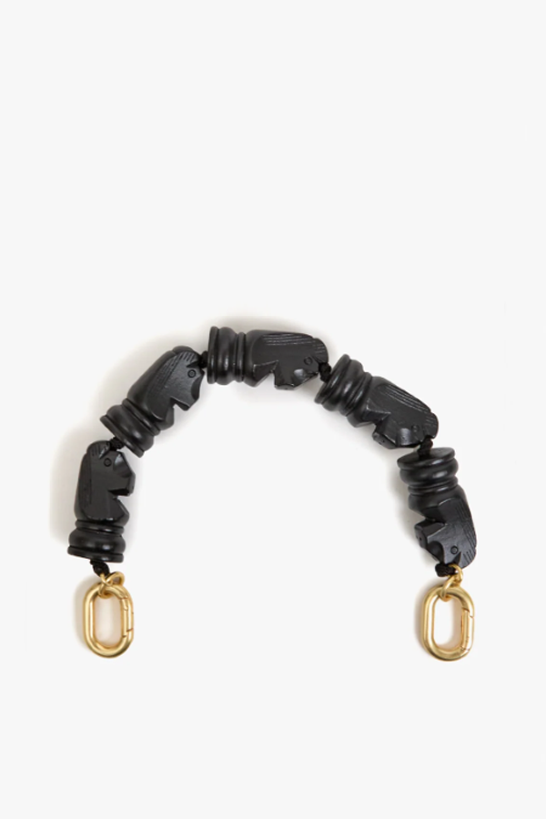 Clare V. Black Knights Top Handle Strap
