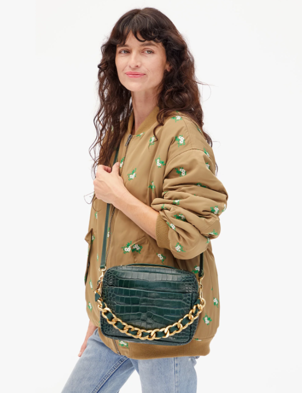 Clare V. Mirabel Congo Croc Bag - Image 2 of 5