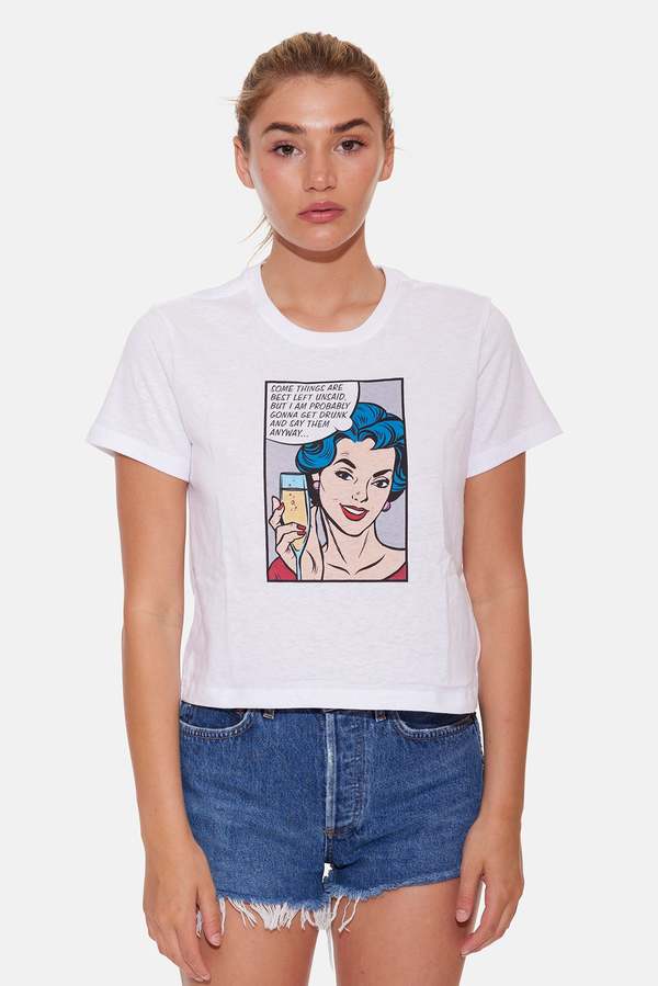 Blue&Cream Best Left Unsaid Tee