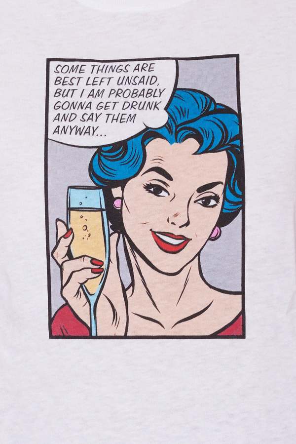 Blue&Cream Best Left Unsaid Tee