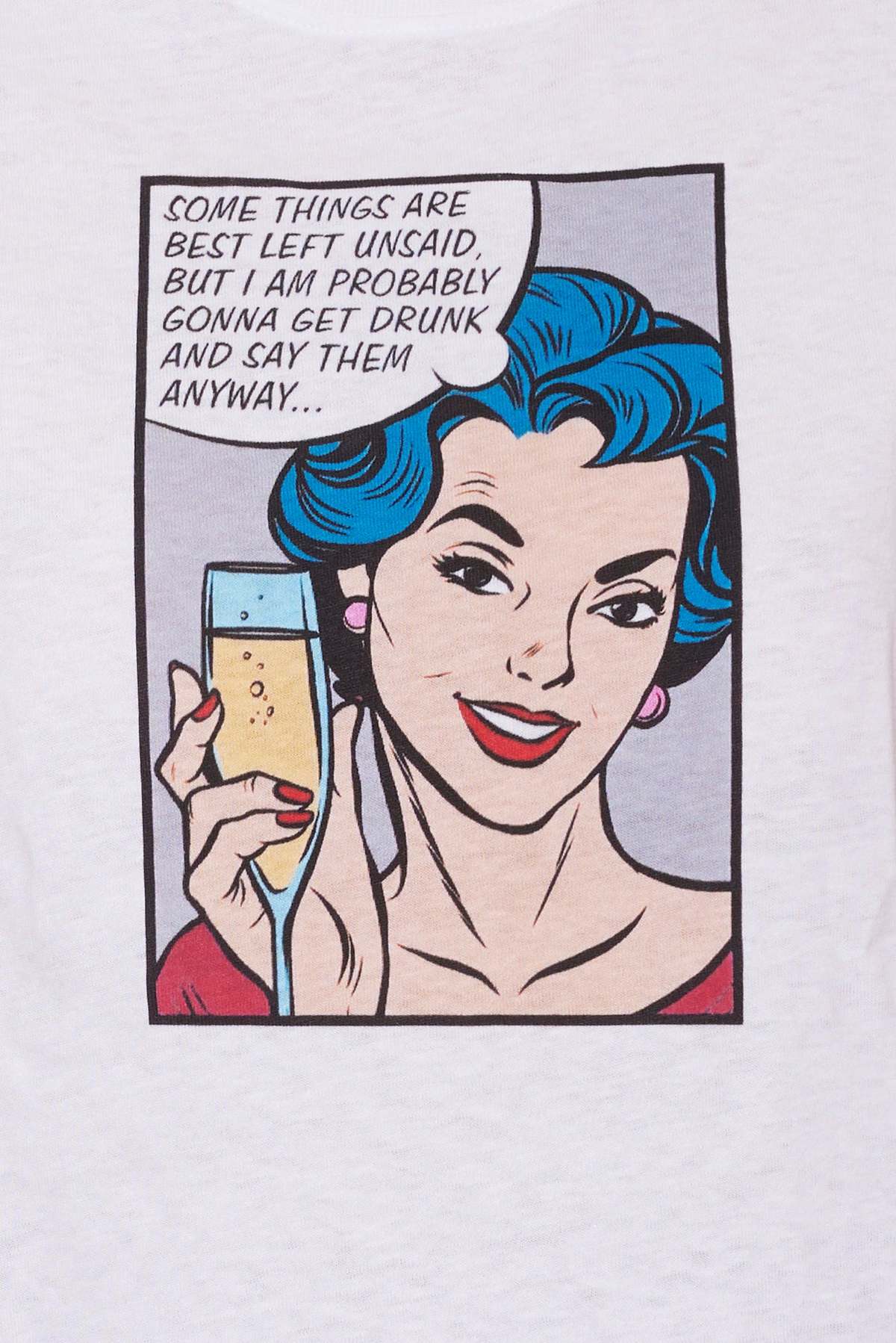 Blue&Cream Best Left Unsaid Tee - Image 3 of 3