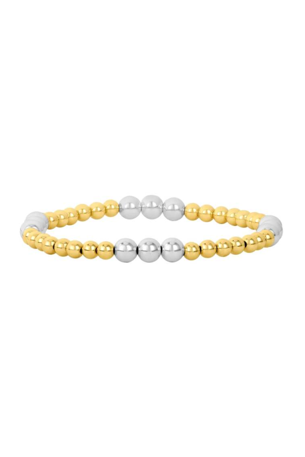 Karen Lazar Design Bracelet - 4MM Yellow Gold Filled/5MM Sterling Silver