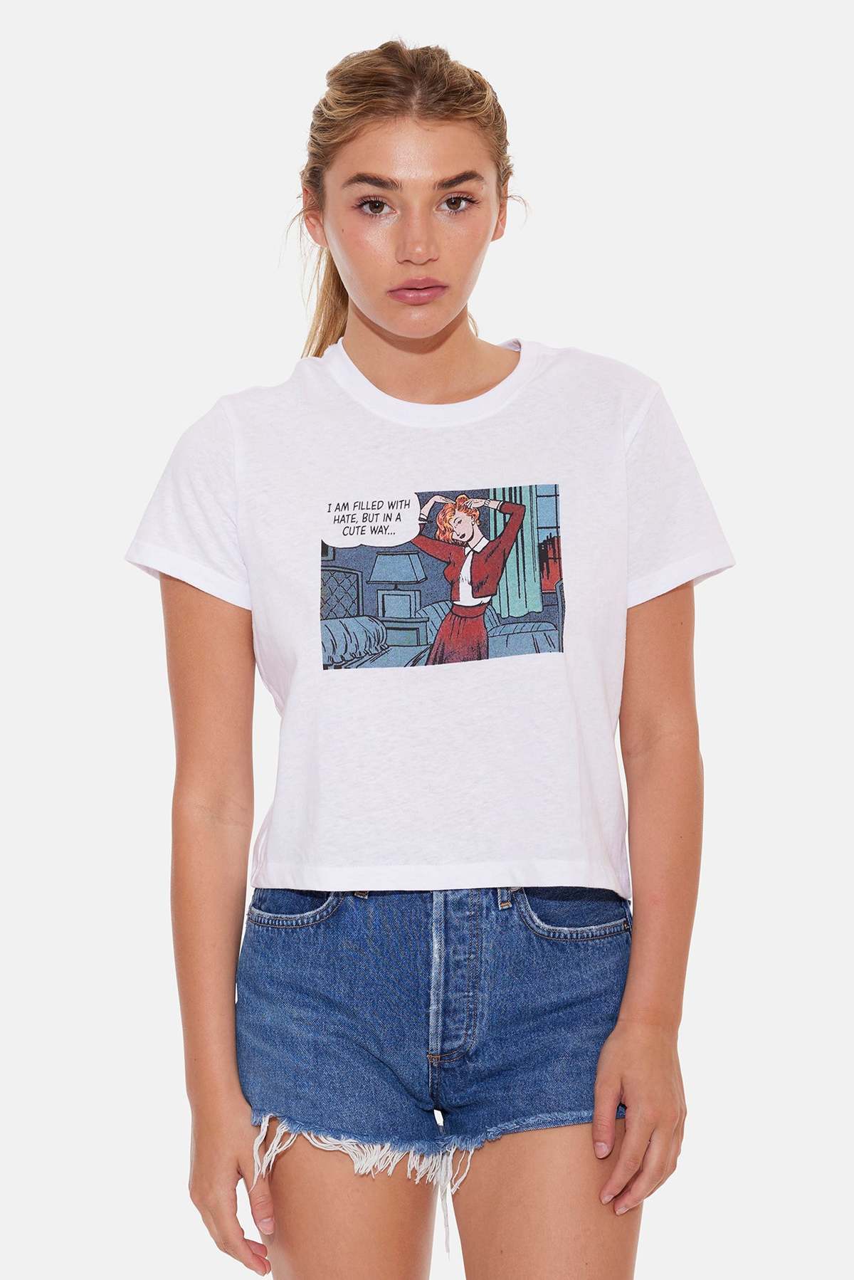 Blue&Cream In A Cute Way Tee - Image 2 of 3