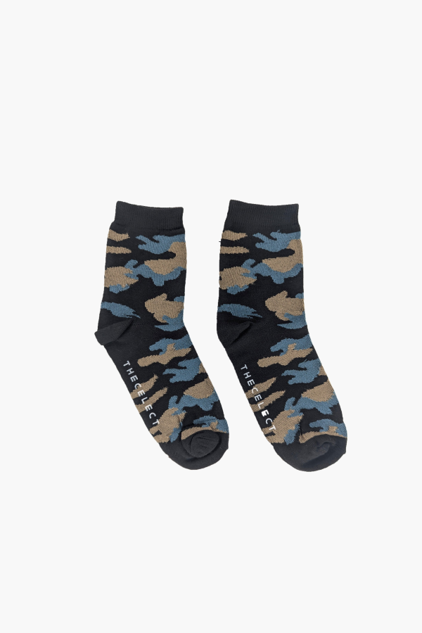 THE CELECT Camo Sock - Light Blue