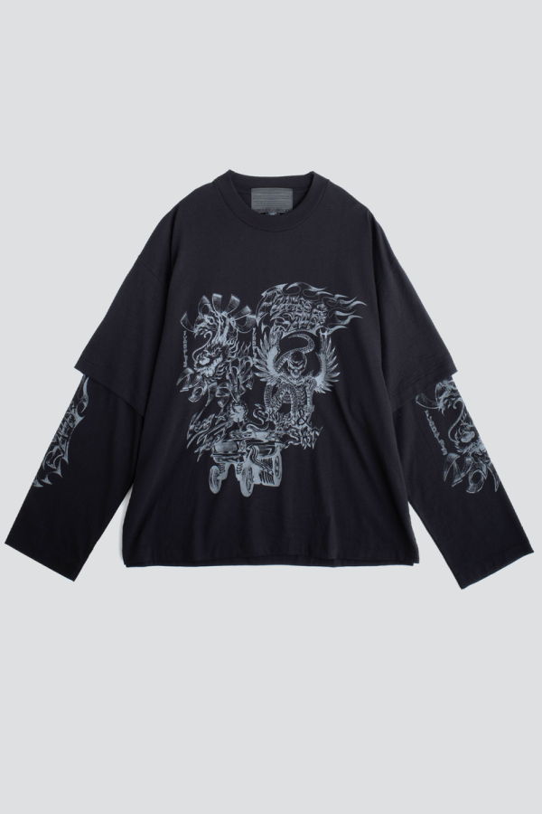 Jungles Jungles Black Loud Noises Long Sleeve Tee