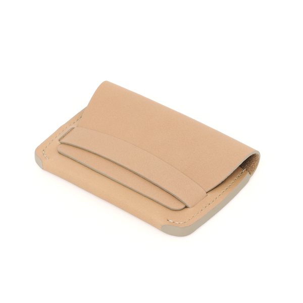MAKR Flap Wallet Plus V2 Wallet - Natural Latigo