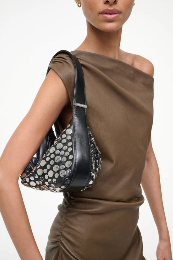 Staud Demy Rivet Shoulder Bag