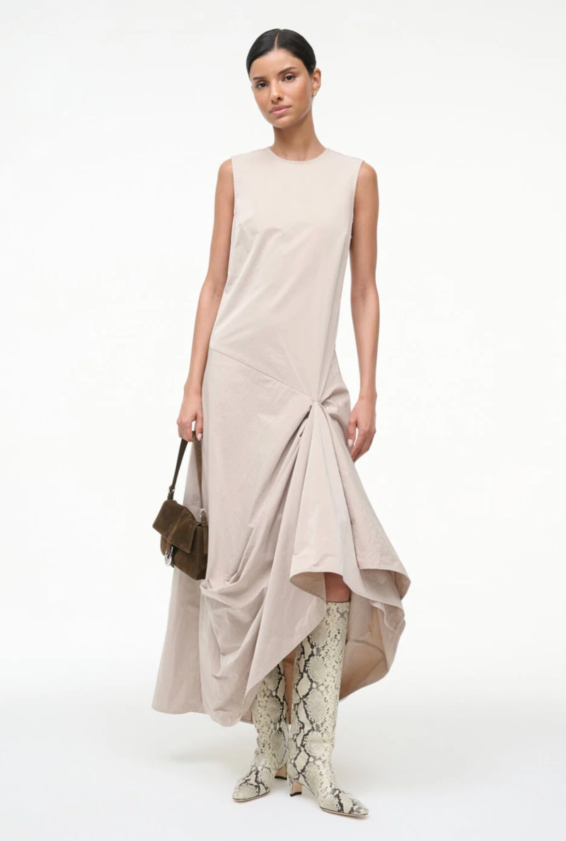 Staud Wally Western Tall Boot - White Snake