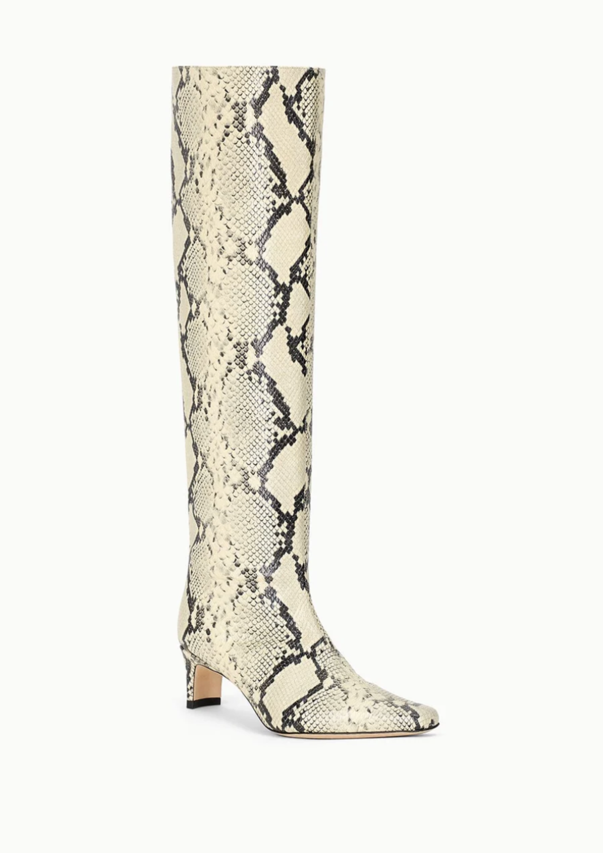 Staud Wally Western Tall Boot - White Snake - Image 5 of 8