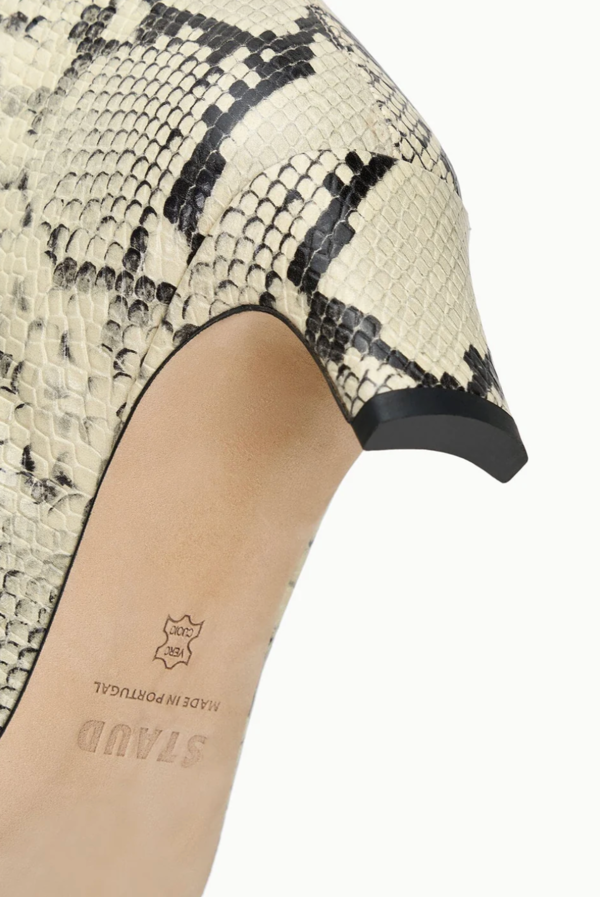 Staud Wally Western Tall Boot - White Snake