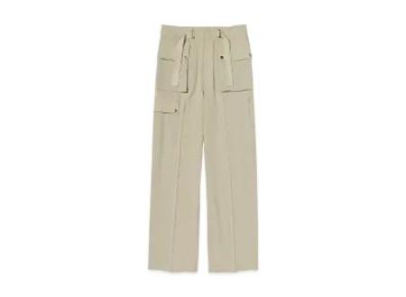 Auralee Linen Wool Silk Shark Skin Slacks | Garmentory