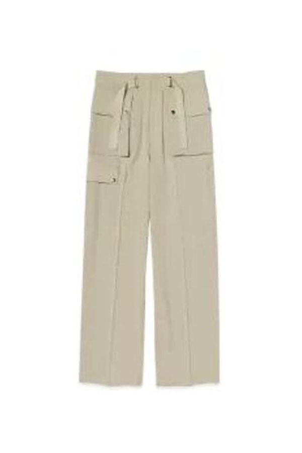 Auralee Straight Pants - Light Khaki