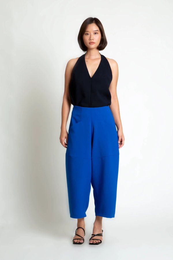 KAAREM Cachuabi Tomato Tapered Billow Pocket Pant