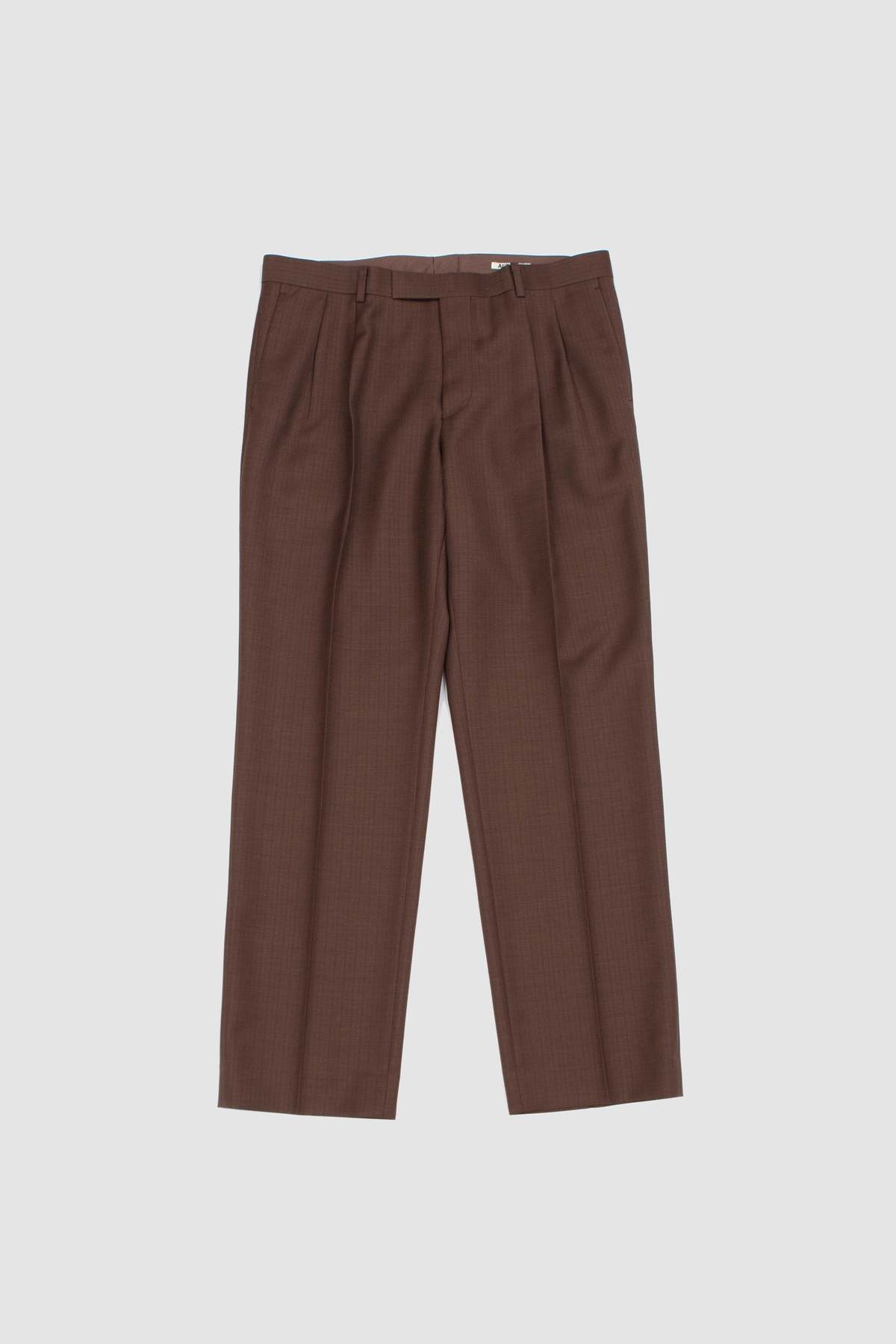 Auralee Bluefaced Wool 2Tuck Slacks - Image 1 of 5