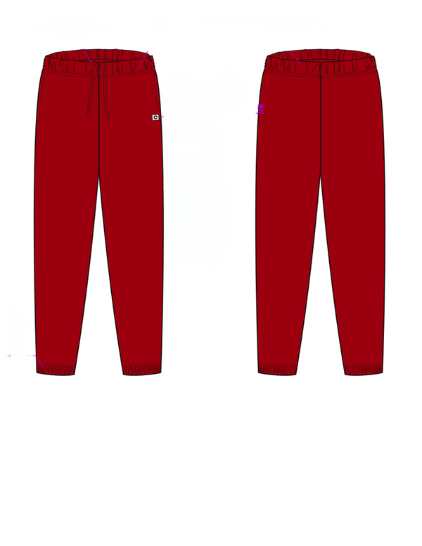 okay alright Sweatpant - Red