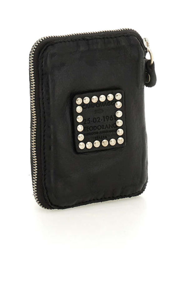 Campomaggi Tosca Wallet with Siena Studs Wallet - Ice