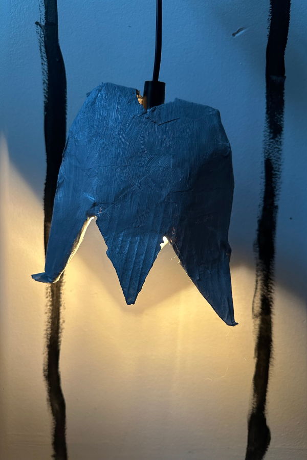 Audrey Louise Reynolds Extra Small Grey Mica Tulip Aronomink Lamp