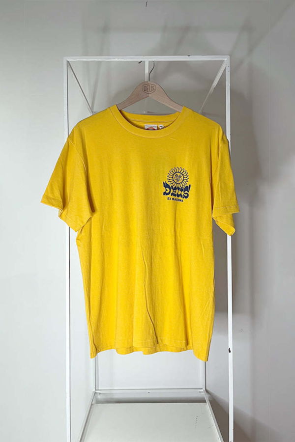 Deus Ex Machina Sleeping Sun Tee - Yellow