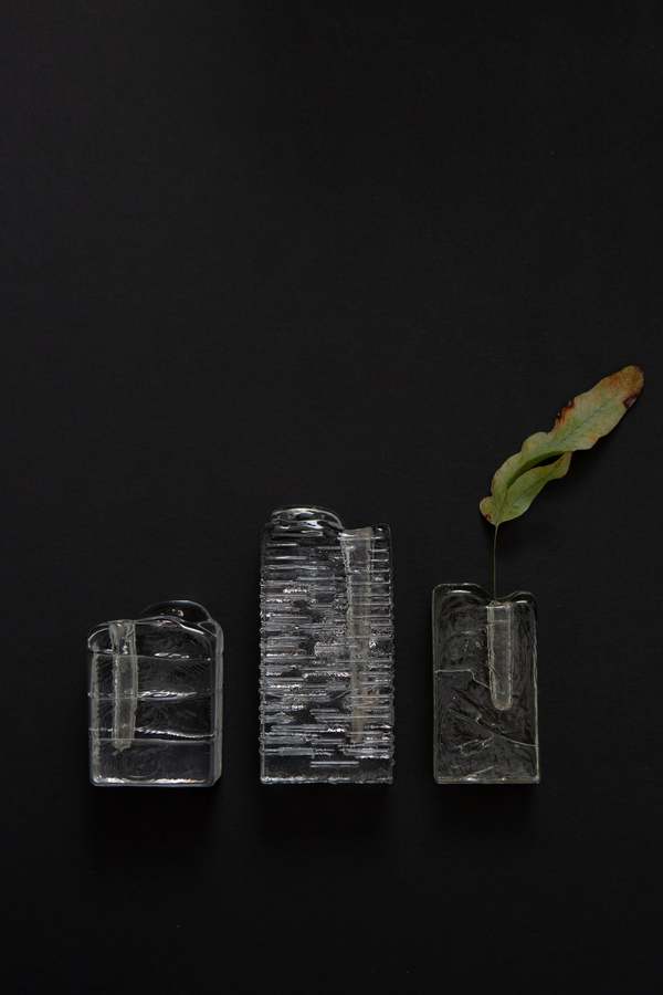 1970s Walther Glass Single Bud Vase 1970s Walther Glass Single Bud Vase