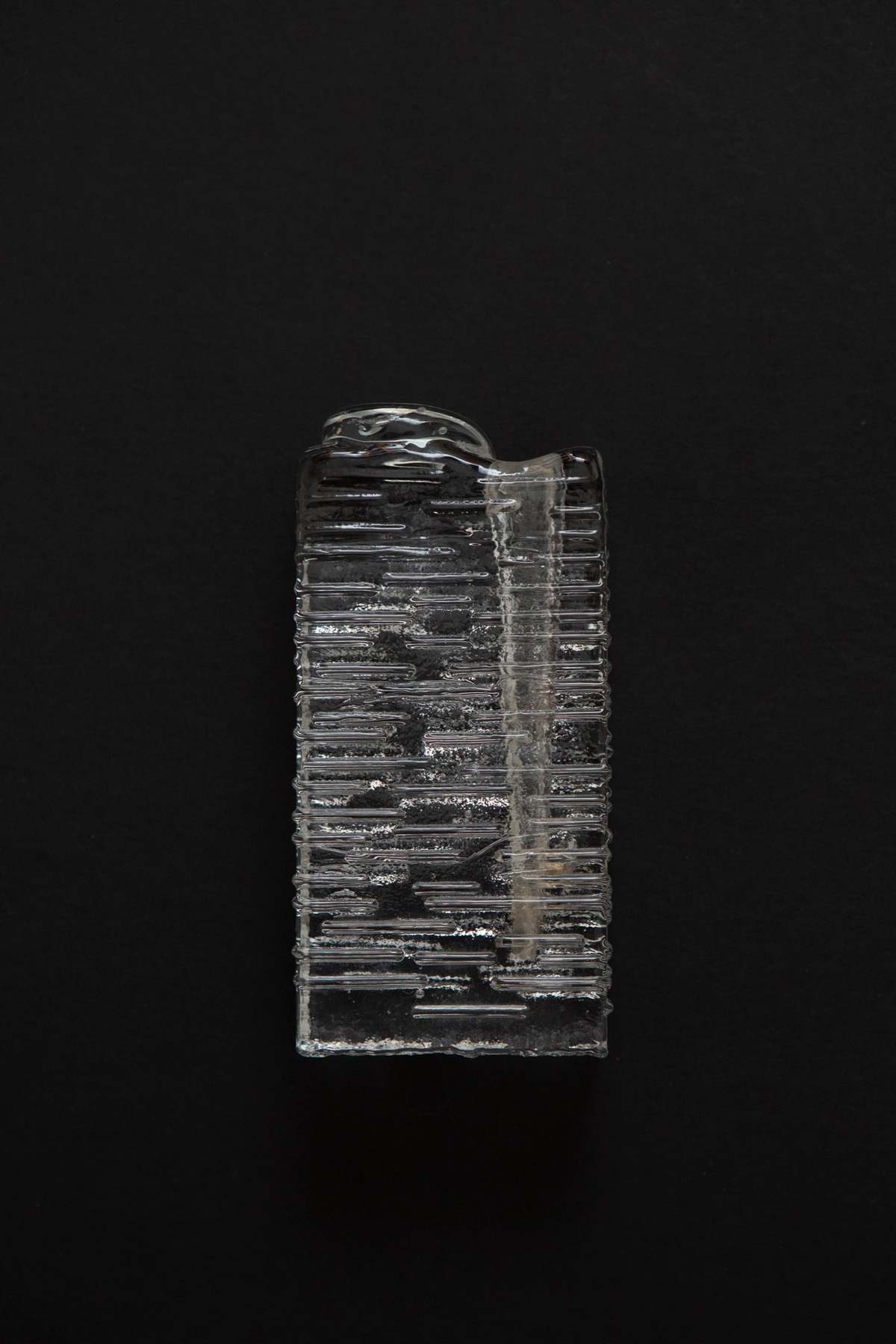 1970s Walther Glass Single Bud Vase - Image 3 of 4