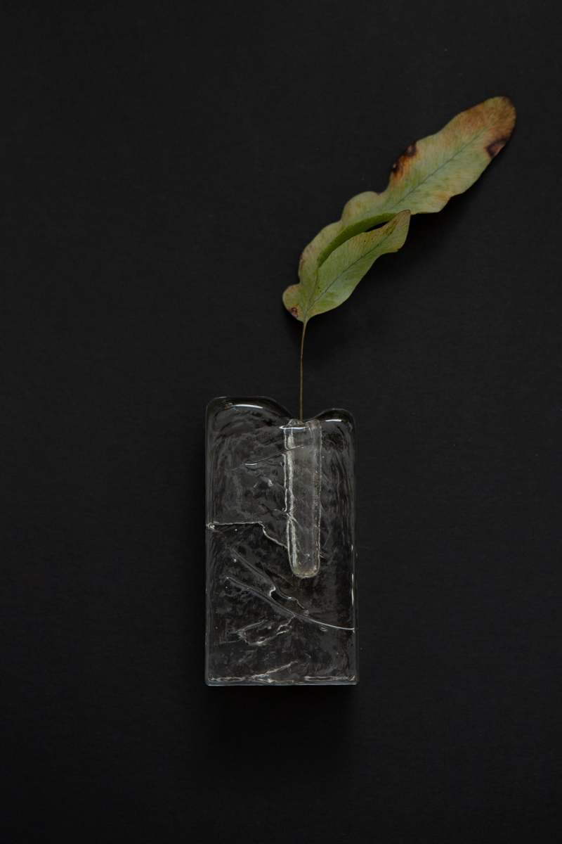 1970s Walther Glass Single Bud Vase