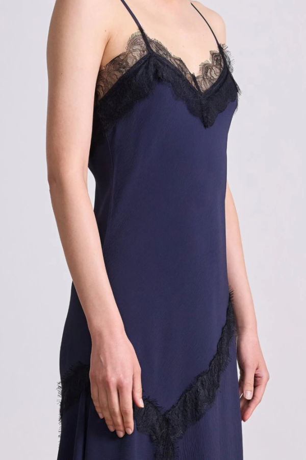 Apiece Apart Antonia Lace Dress - Midnight