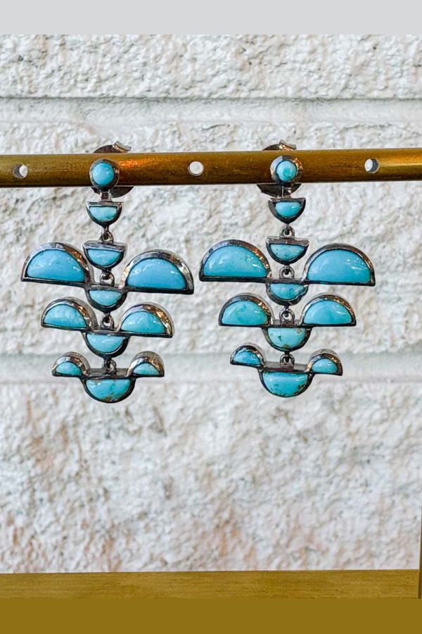 Nak Armstrong Phoenix Earrings - Turquoise