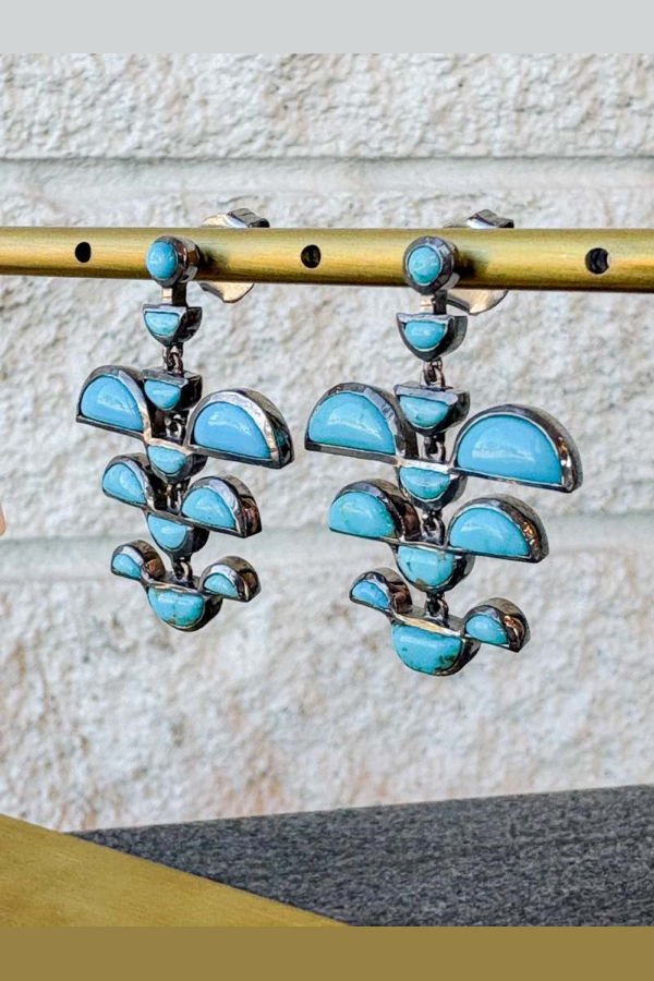 Nak Armstrong Phoenix Earrings - Turquoise