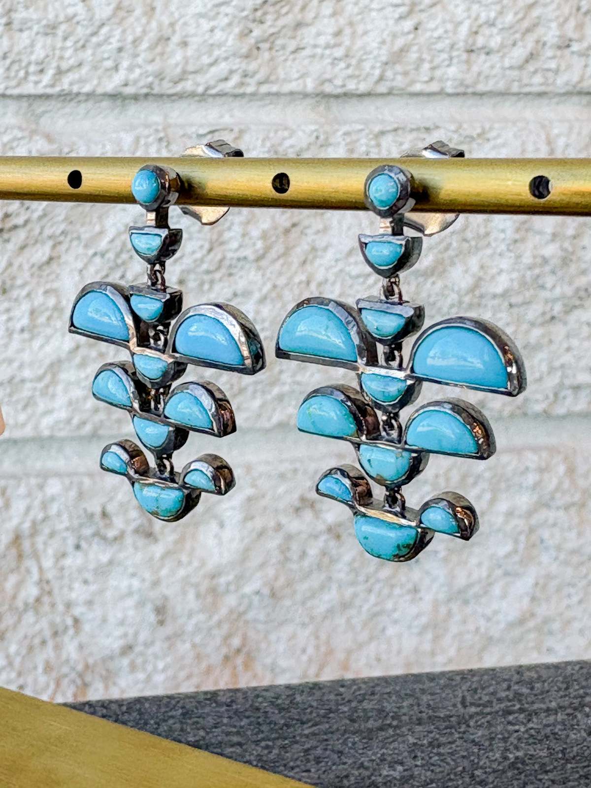 Nak Armstrong Phoenix Earrings - Turquoise - Image 2 of 5