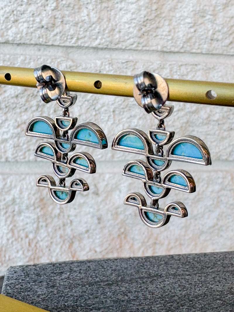 Nak Armstrong Phoenix Earrings - Turquoise