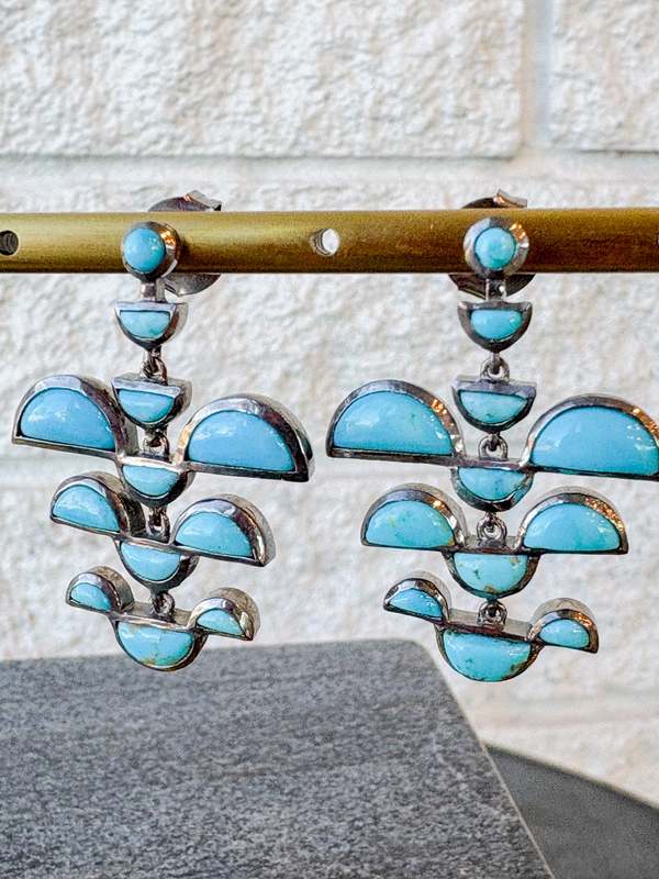 Nak Armstrong Phoenix Earrings - Turquoise