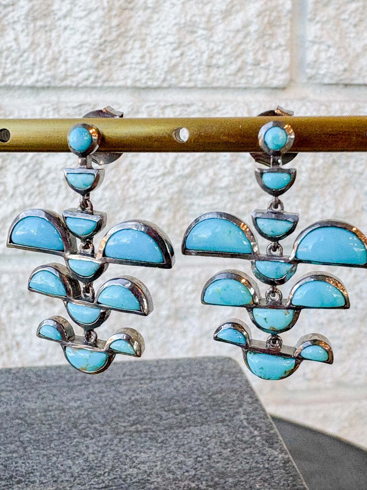 Nak Armstrong Phoenix Earrings - Turquoise - Image 5 of 5