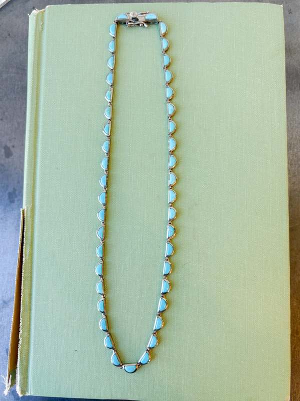 Nak Armstrong Riviere Scallop Necklace - Turquoise