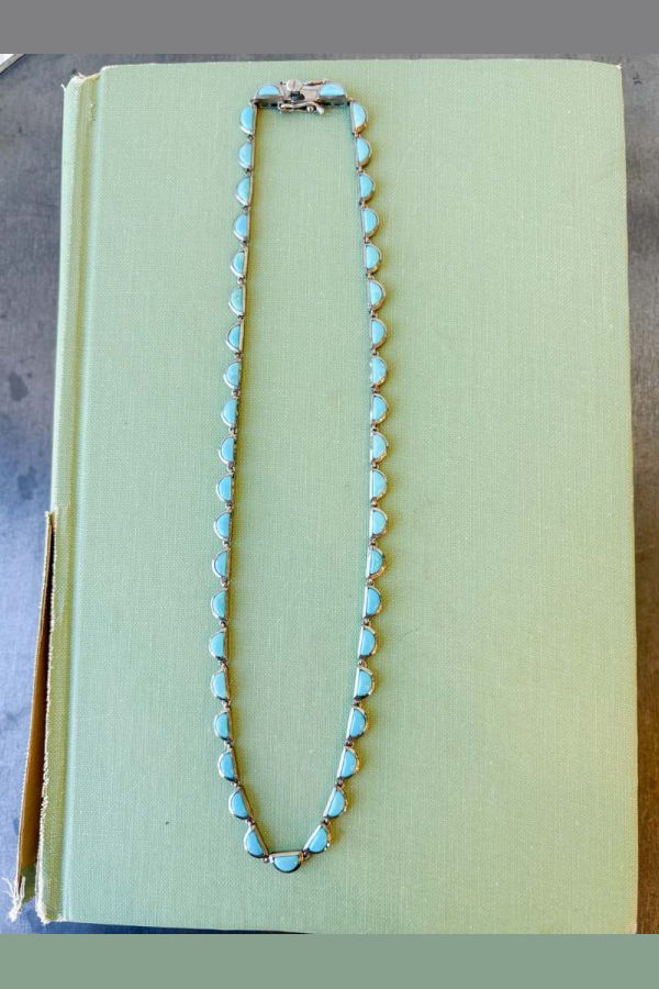 Nak Armstrong Riviere Scallop Necklace - Turquoise