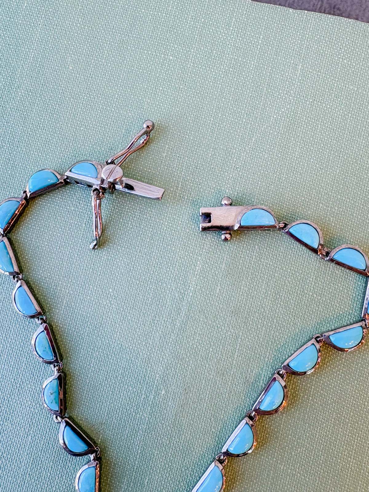 Nak Armstrong Riviere Scallop Necklace - Turquoise - Image 5 of 5