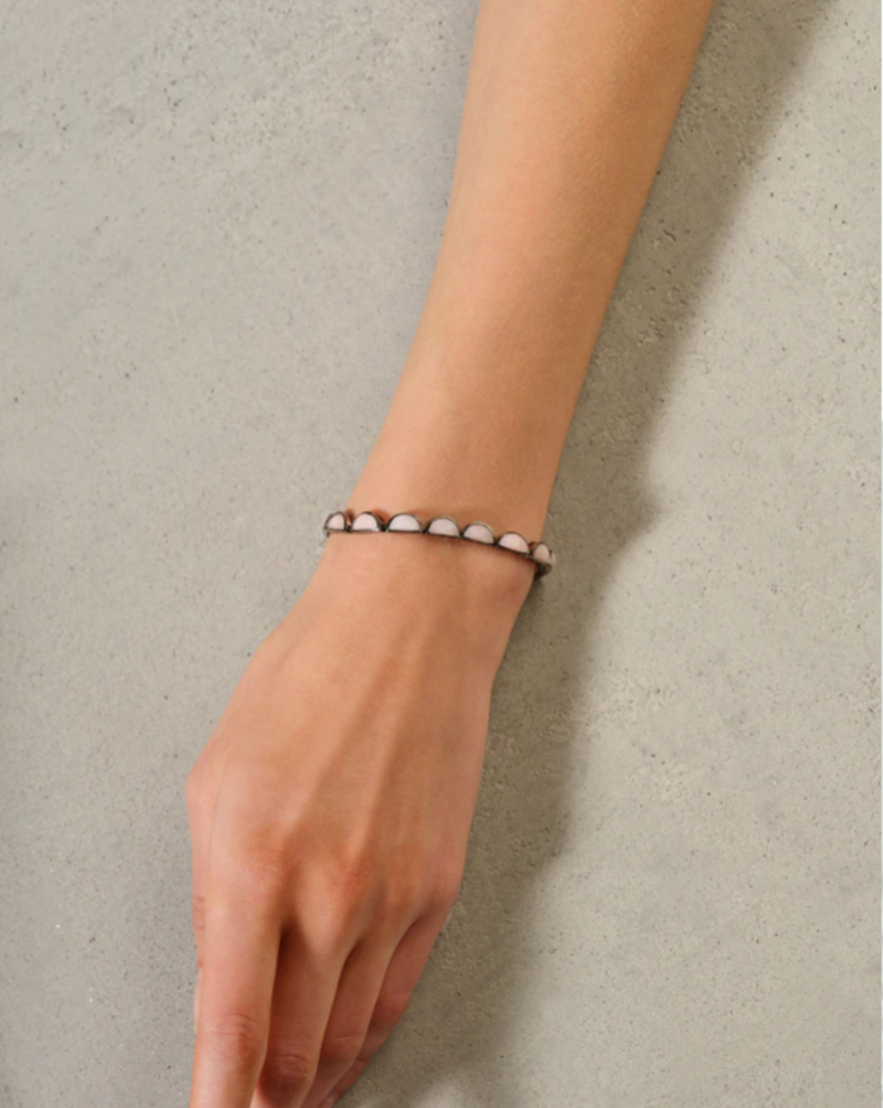 Nak Armstrong Scallop Tennis Bracelet