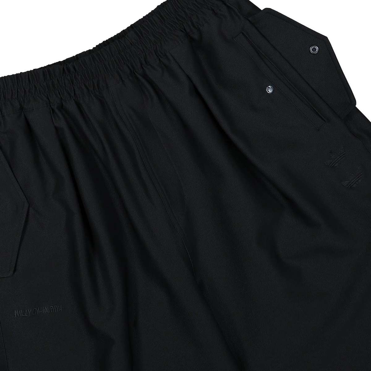 Adidas Willy Chavarria Elasticated Waistband Track Pants - Black - Image 4 of 5