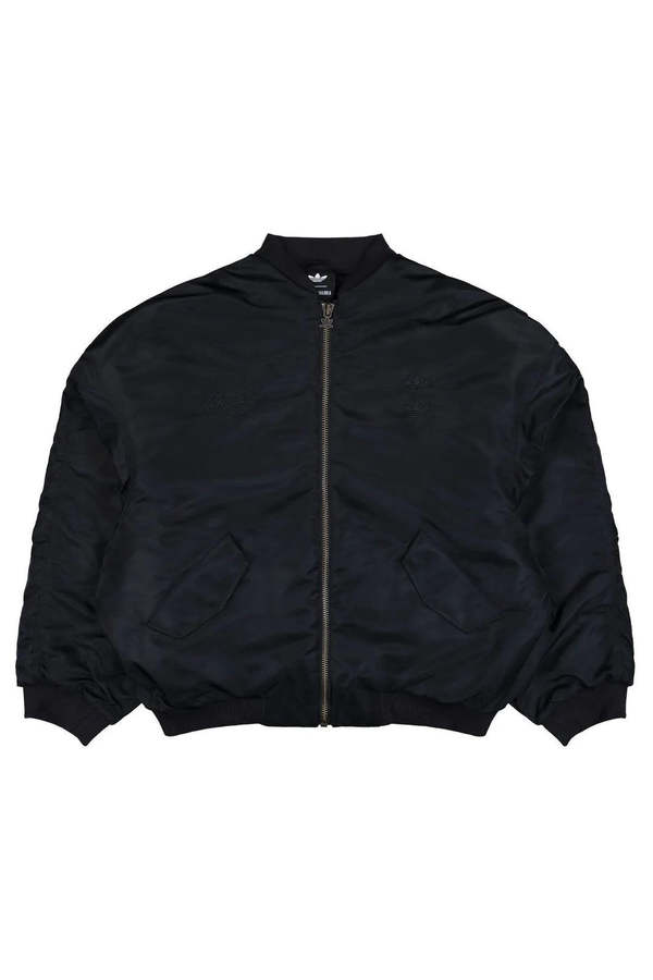 Adidas x Willy Chavarria Satin Bomber Jacket - Black