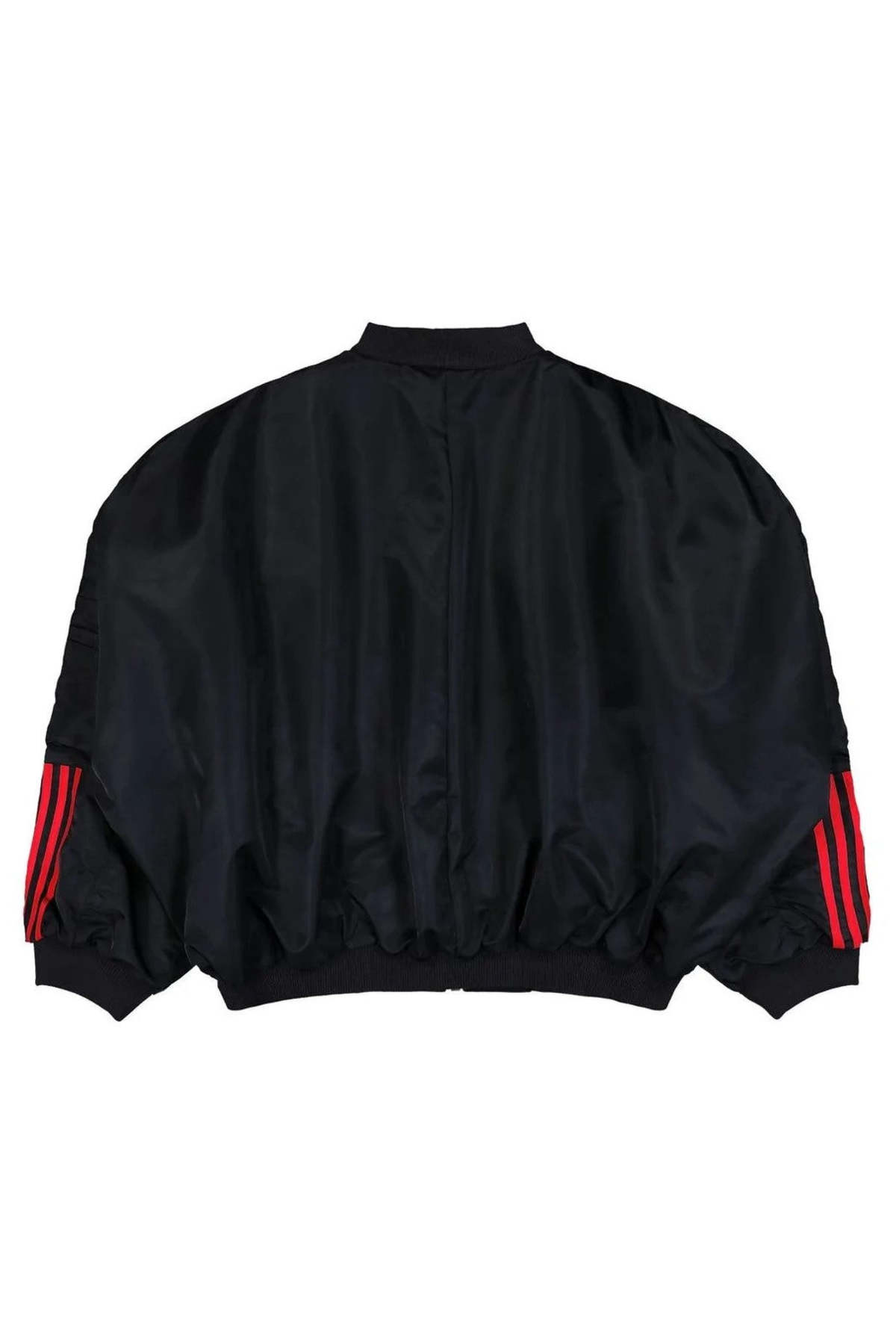 Adidas x Willy Chavarria Satin Bomber Jacket - Black - Image 2 of 4
