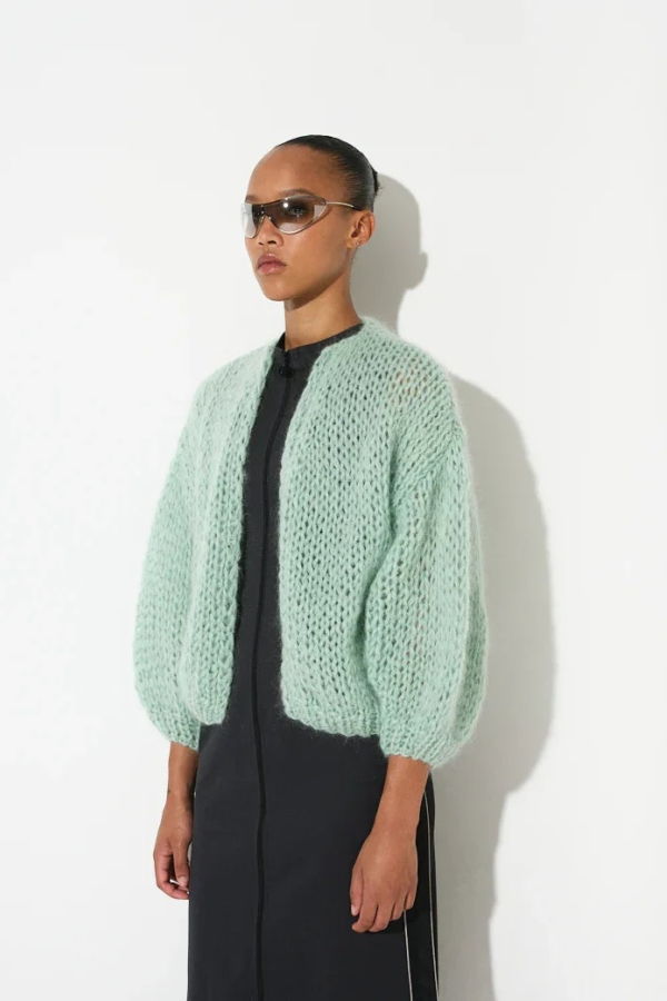 Maiami Mohair Bomber Cardigan
