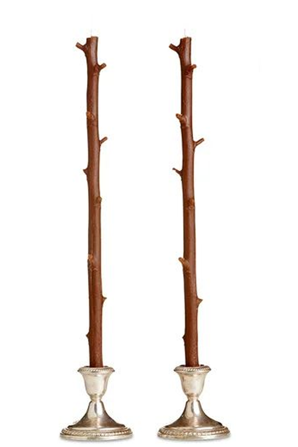 Stick Candles Hickory Stick Candle (Pair)