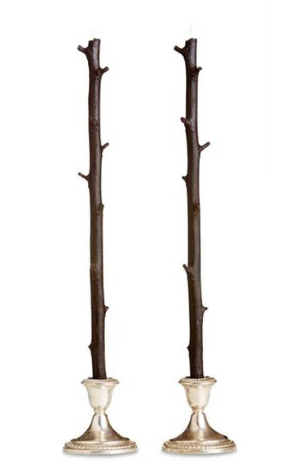 Stick Candles Hickory Stick Candle (Pair)