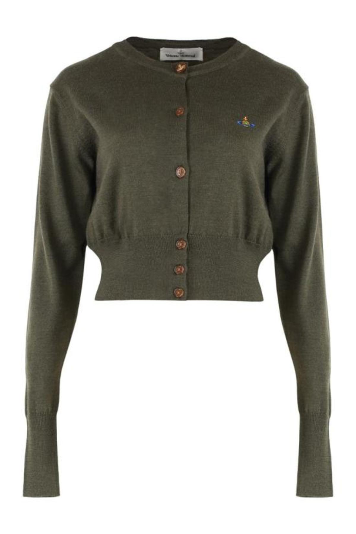 Vivienne Westwood Bea Cardigan - Khaki - Image 1 of 2