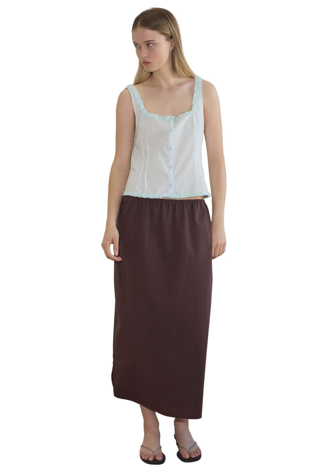 Deiji Studios Mid Day Skirt - Umber - Image 1 of 9
