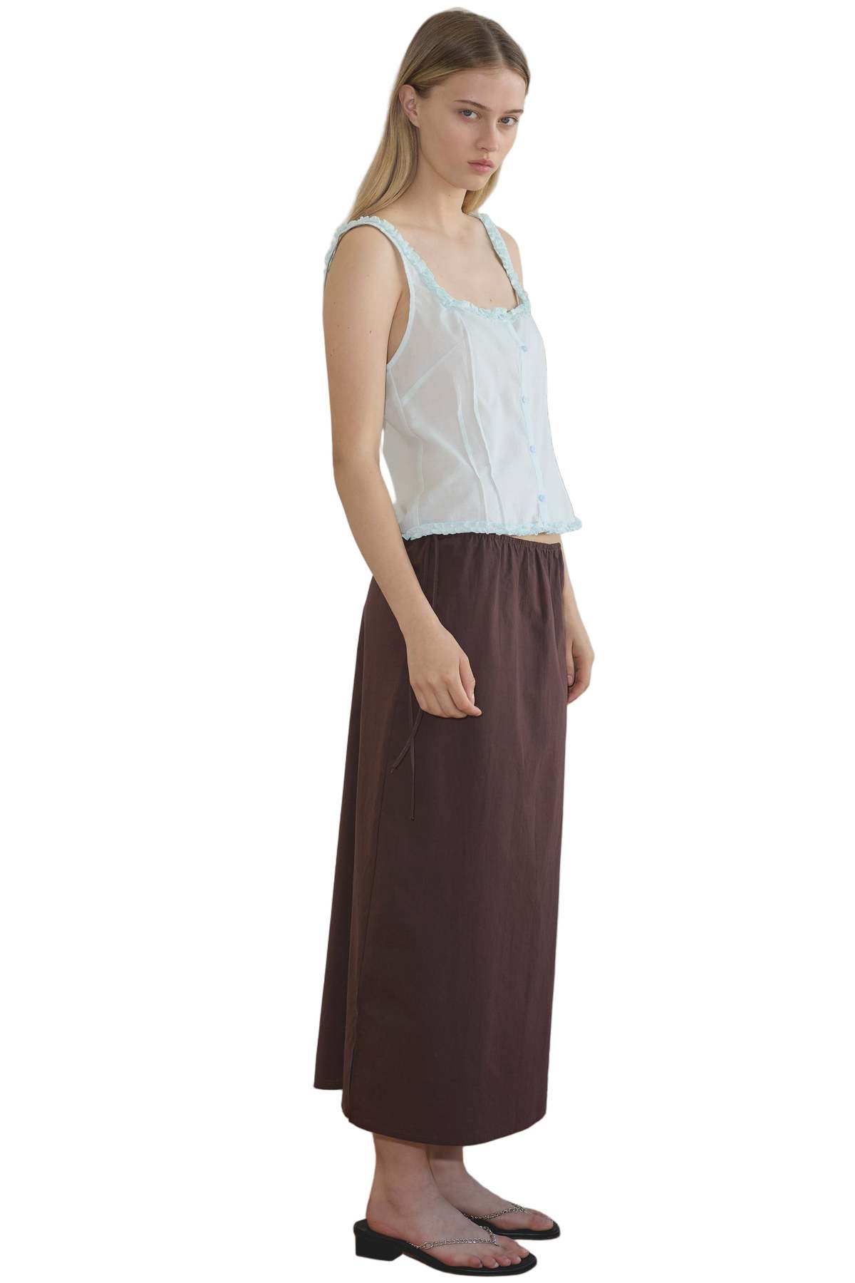 Deiji Studios Mid Day Skirt - Umber - Image 3 of 9