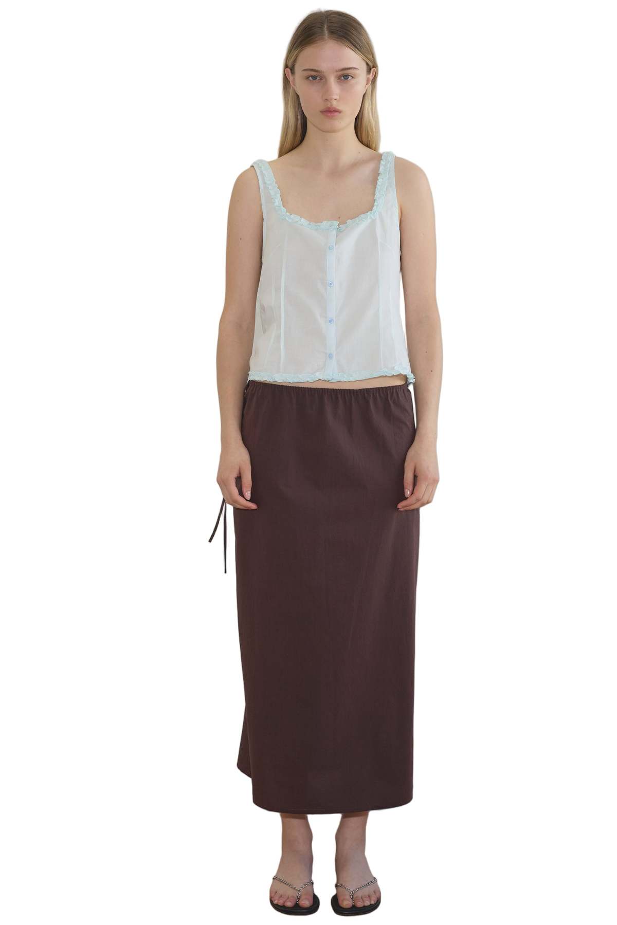Deiji Studios Mid Day Skirt - Umber - Image 4 of 9
